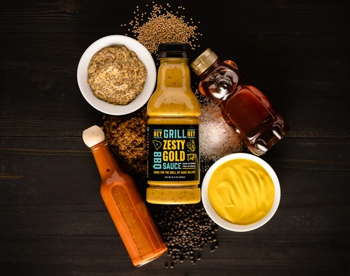 Hey Grill Hey Zesty Gold BBQ Sauce